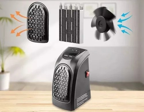 Calentador portatil con control